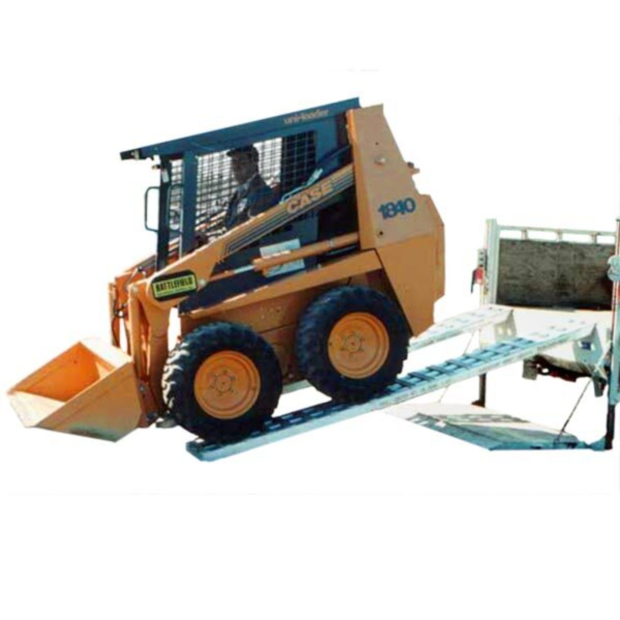 Heavy Duty Ramps 10ft. x 16in. Heavy Equipment Ramp, Aluminum, 10,000lb. Capacity, Model# 10-16-120-05-S